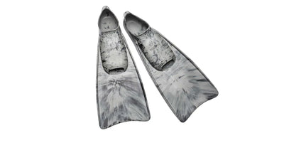 Riffe Kicks Fins - Storm Grey Black Swirl