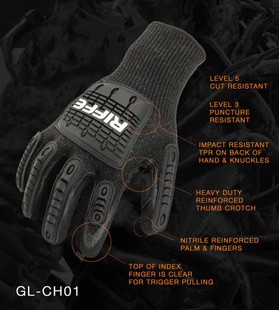 Riffe Holdfast Cut Resistant High Impact Glove