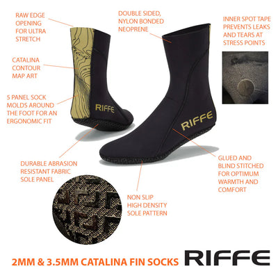 Catalina 3.5mm Fin Sock