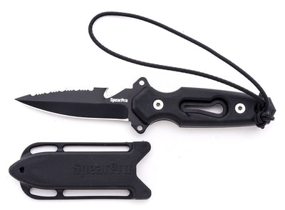 SpearPro Ranger Dagger 3.5" Stainless Steel Dive Knife Teflon Coated